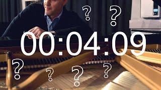 How Long Can a Steinway Sing?  The Ultimate Sustain Test