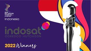 Indosat Ooredoo Hutchison - 2022 INDONESIA Winner of HR Asia Best Companies to Work for in Asia