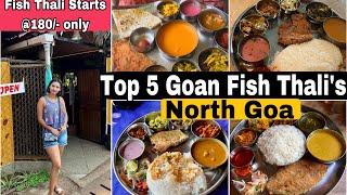 Top 5 Fish Thali Restaurants in Goa | Best Goan Fish Thali in North Goa ​⁠@Findingindia