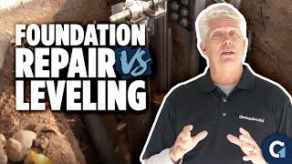 Foundation Leveling vs. Foundation Repair: Which One Does Your Home Really Need?