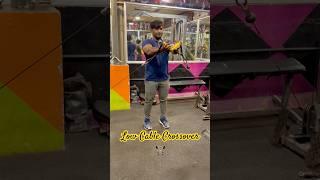 Low Cable Crossover | Chest Workout | ⁠@AR.Fitness-A1 | @Joemani57