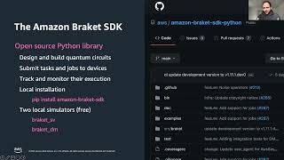 Quantum computing research in the cloud with Amazon Braket [QCT21/22, Seminar #5]