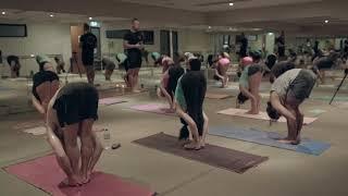 60 min Hot Yoga Class + Guided Meditation by Dr Espen Wold-Jensen
