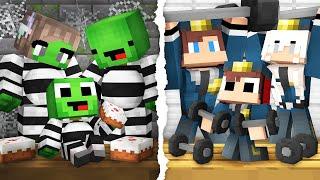 Fat Mikey Family CRIMINAL vs Strong JJ Family POLICE in Minecraft (Maizen)