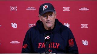 Head Coach Kyle Whittingham Utah Football Press Conference | 11.25.24