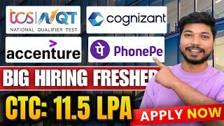 TCS Free NQT 2025 | Cognizant GenC | Accenture Off Campus Hiring | Apply Now 