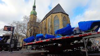 Karnevalskirmes in Dortmund 2024 Aufbau 1.4K 60fps