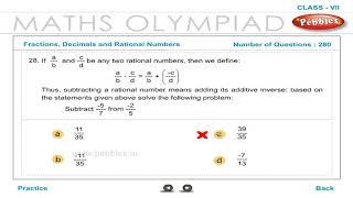 Fractions,Decimals | Maths Olympiad Class 7th | Practice | Olympiad Exam Preparation