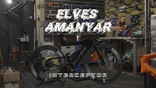 Elves Amanyar - TT / Triathlon bike setup , Star Wars inspired black color