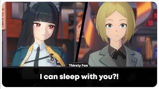 Thirsty Fan Wants to Sleep with Miyabi (Cutscene) | Zenless Zone Zero 1.4