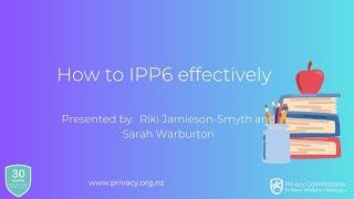 How to IPP6 effectively