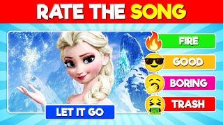 Rate the Disney Song Tier List Challenge