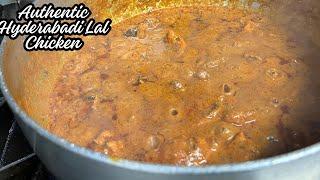 Authentic Hyderabadi Lal Chicken Recipe | लाल चिकन रेसिपी | Shadiyon Wala Laal Chicken | Red Chicken