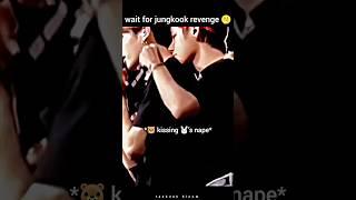 Jungkook's revenge  was hot ⁉️ after Taehyung teased him #shorts #taekook #ytshorts