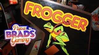 FROGGER 1981 Golden Age Arcade Classic Highscore Run by Papa Brad's Gaming! #atgames