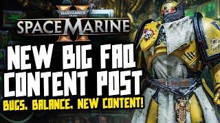 Space Marine 2 - MASSIVE NEW CONTENT FAQ! BIG QUESTIONS ANSWERED!