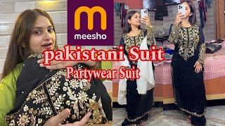 Meesho Partywear suit /Pakistani Suit | Review & Try On || NehaLovesFashion