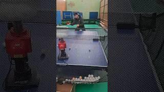 Отработка ударов на точность в настольном теннисе  #настольныйтеннис#tabletennis #sports