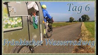 Tag 6, Fränkischer Wasserradweg; Schillingsfürst; Rothenburg o.T. Vom Weg abgekommen; geheim. See.