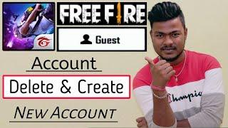 How To Delete Free Fire Guest Account | How To Create Free Fire New Guest Account