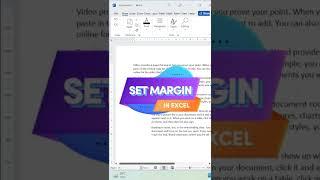 HOW TO SET MARGIN IN M.S WORD