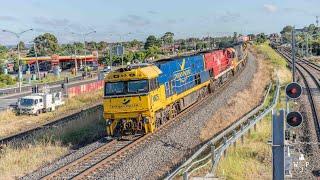 TRAINSPOTTING AT JACANA STATION - MELBOURNE, AUSTRALIA