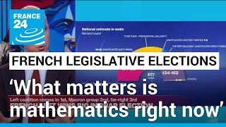 French snap elections: ‘What matters is mathematics right now’ • FRANCE 24 English