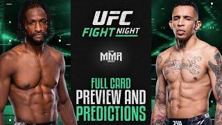 UFC Fight Night: Magny vs. Prates Full Card Preview and Predictions