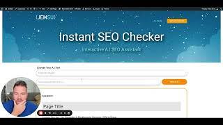 Instant SEO Checker with AI: Demo & Features | JEMSU