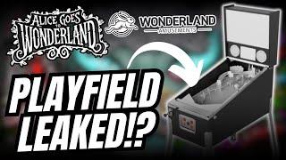 Wonderland Amusements Pinball Table Playfield Art Leaked!?