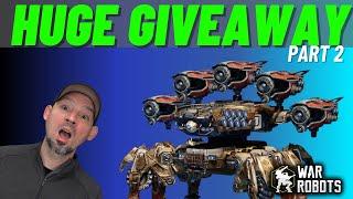 War Robots Big giveaway part 2 -  Ravager Giveaway WR