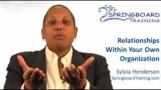 Success with Sylvia™: Relationships within Your Own Organization