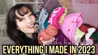 Witchy Knits Podcast -Episode 69: Everything I Made In 2023 & Recap | Alternative Knitting & Crochet