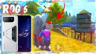 ASUS ROG PHONE 6 PRO FREE FIRE TEST WITH FASTED GAMEPLAY.