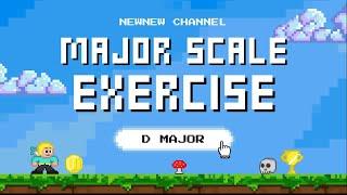 D Major Scale Singing Vocal Exercise