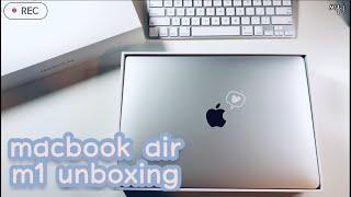 맥북에어 m1 언박싱 | MacBook Air M1| 맥북 악세사리 | why I needed a new laptop