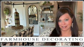 Farmhouse Style Decorating On My Rustic Imports Hutch