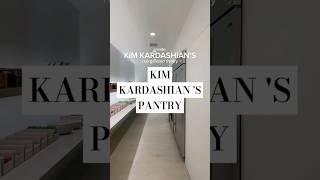 kim kardashian's pantry reorganisation.