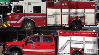 ***SIMULTANEOUS MEDICAL CALLS*** - Vancouver Fire Rescue and Engine 3 (spare) Responding