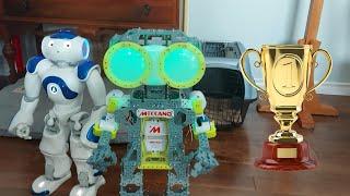 Nao robot vs Meccanoid race!!!