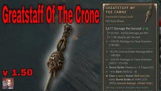 Diablo IV Unique Items - Greatstaff Of The Crone (Druid Staff)[v1.5.0]