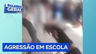 Menina de 11 anos é arrastada por colega em pátio de escola