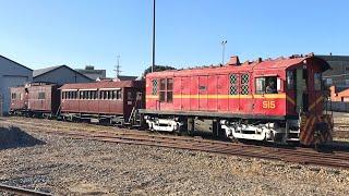 National Railway Museum 515 with Narrow Gauge wagons