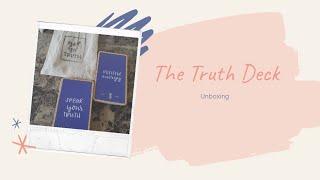 The Truth Deck - 2nd Edition | Pretty Spirits | Unboxing, Flipthrough and Review