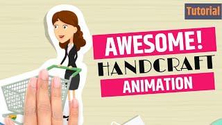 Handcraft animation tutorial using Animaker