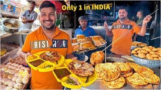 40/- Fancy पंजाबी Nashta | Cheese Pull wala Amritsari Kulcha  Street Food India