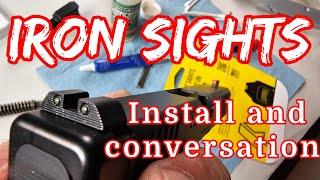 Iron Sights How to install on Glock and Should You Use?