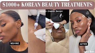 A Chemist's $1000+ Beauty SKIN TREATMENT in KOREA Review...was it worth it?