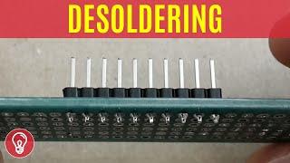 Soldering and Desoldering Pin Headers