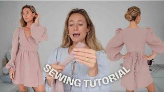 Wrap Dress Sewing Tutorial - Dolly Dress